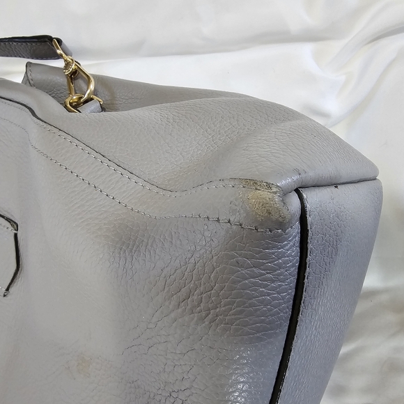 Furla Gray Leather Tote Bag - Picture 13 of 13